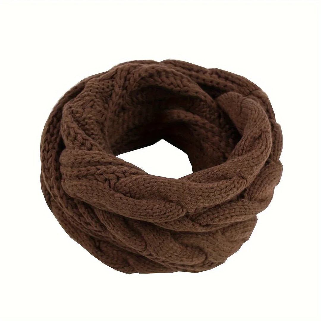 Clara | Cuello Infinito de Punto Trenzado