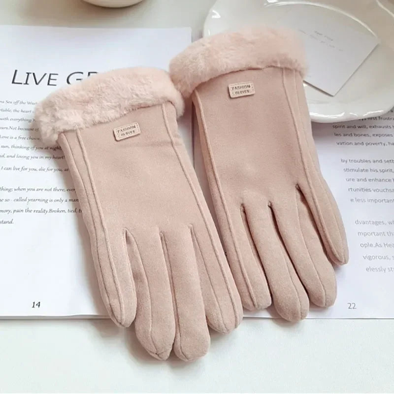 Bella | Guantes con Puño de Borreguito