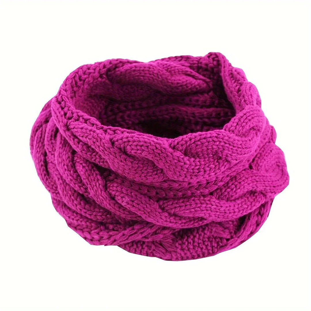 Clara | Cuello Infinito de Punto Trenzado