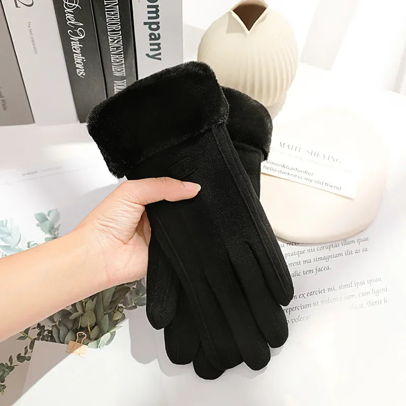 Bella | Guantes con Puño de Borreguito