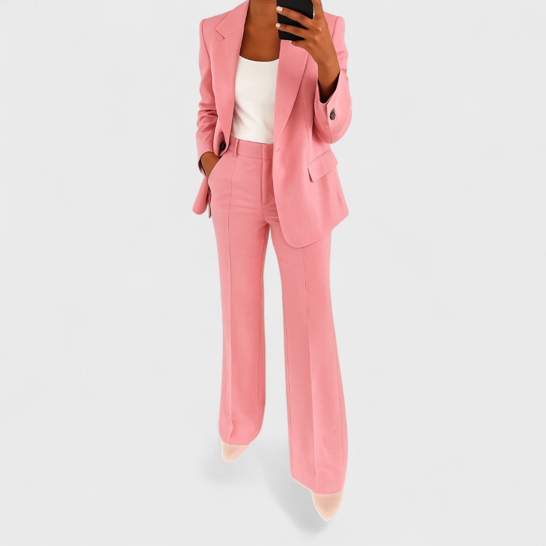 Perla | Traje de Chaqueta y Pantalón Ancho