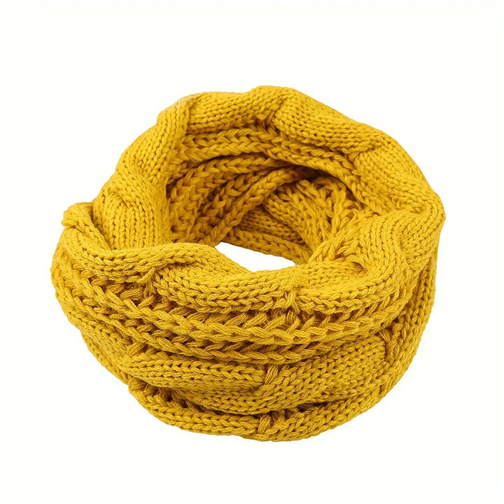 Clara | Cuello Infinito de Punto Trenzado