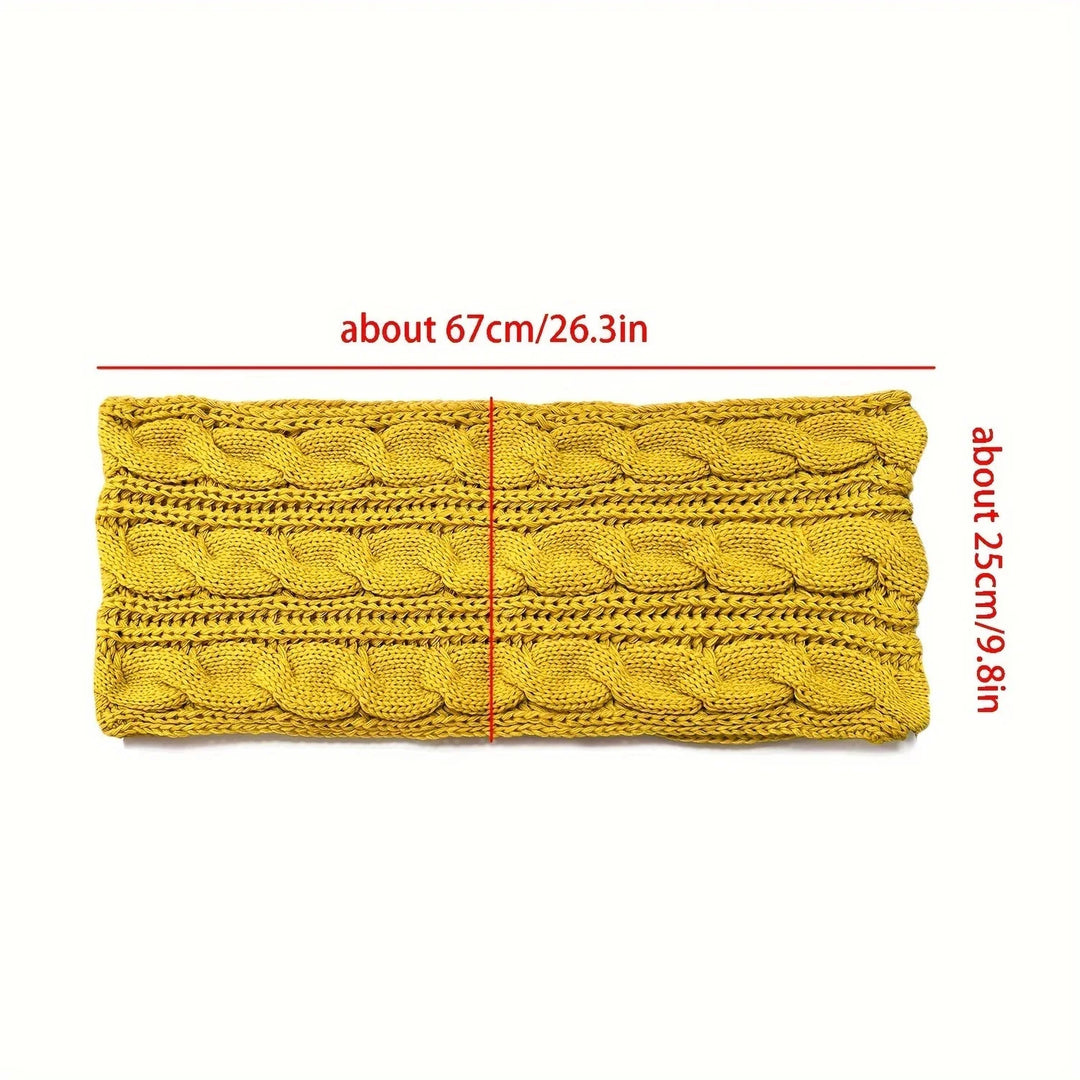 Clara | Cuello Infinito de Punto Trenzado