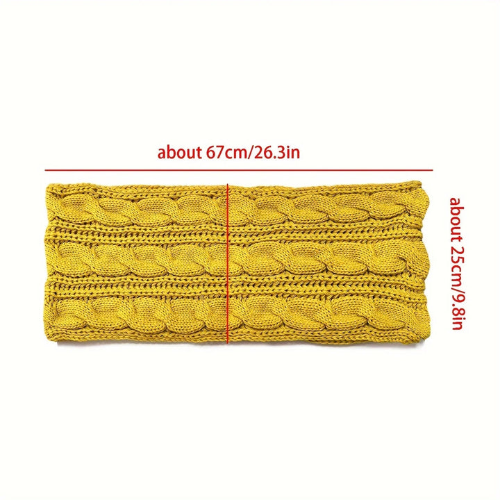 Clara | Cuello Infinito de Punto Trenzado