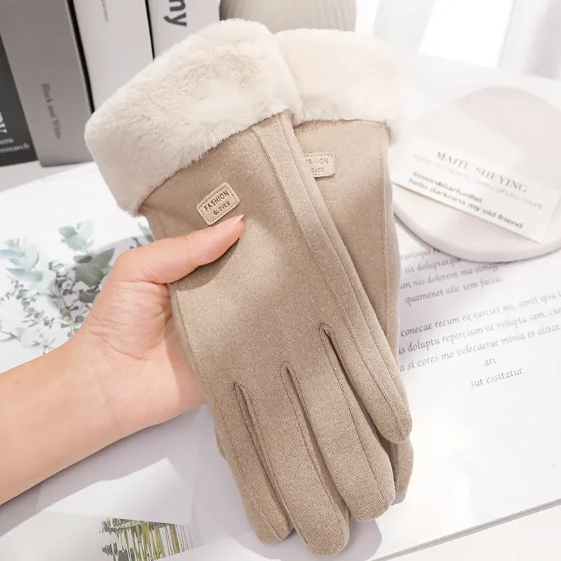 Bella | Guantes con Puño de Borreguito