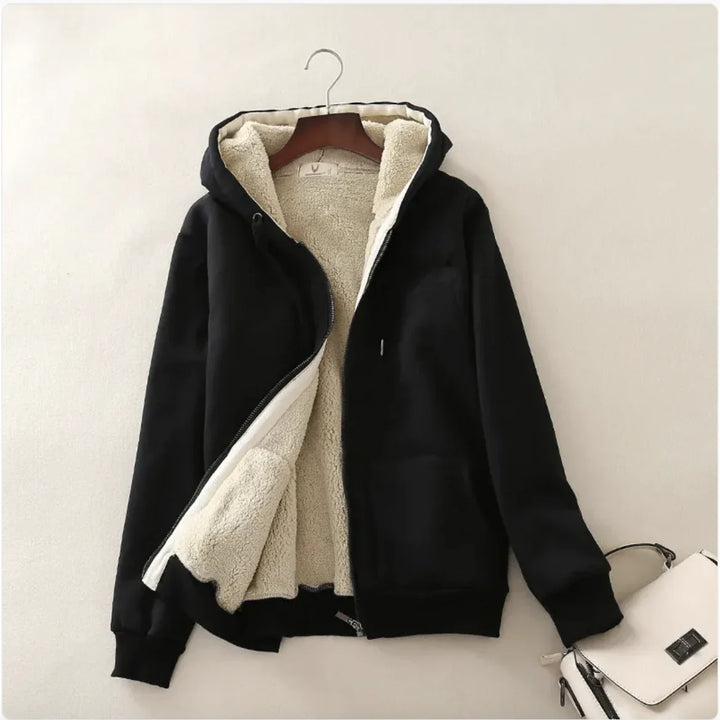 Vera | Chaqueta con Capucha y Forro Cálido