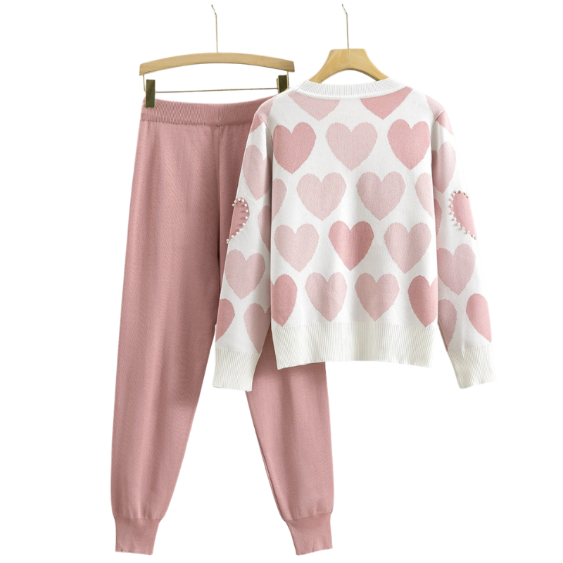 Edna | Conjunto de Punto con Corazones