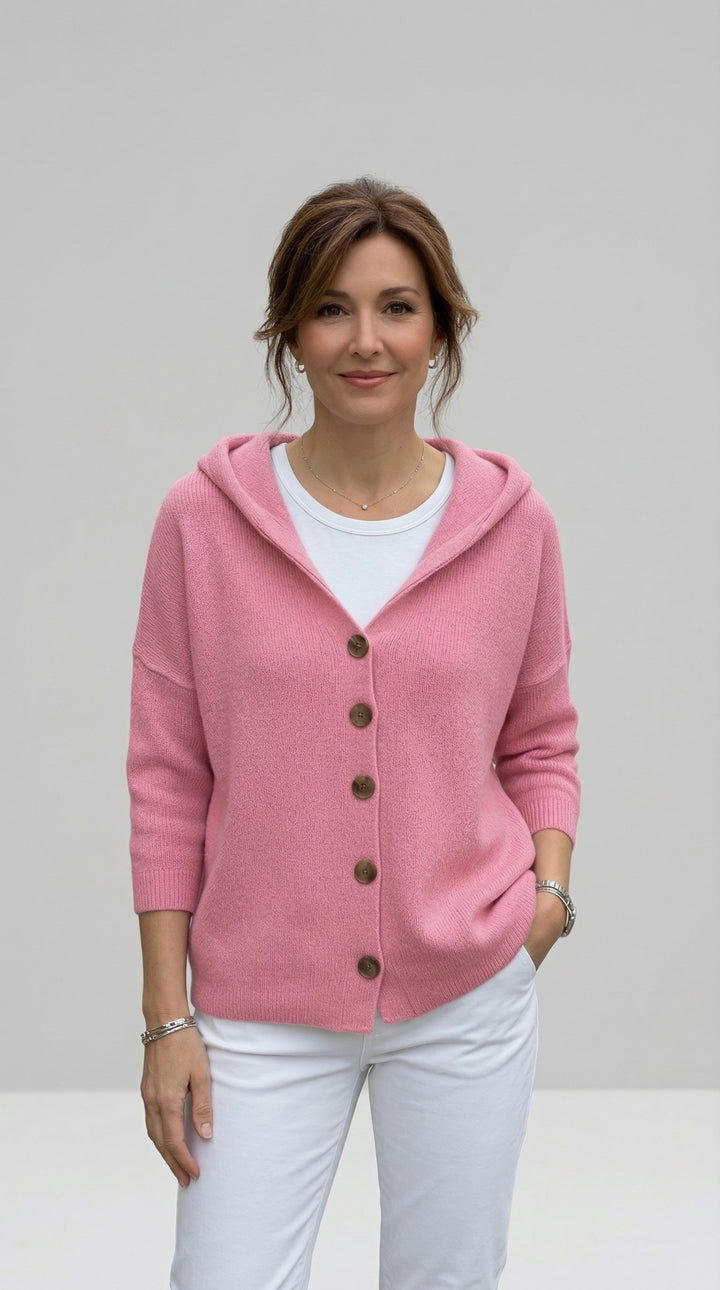 Zoé | Cárdigan Elegante con Capucha