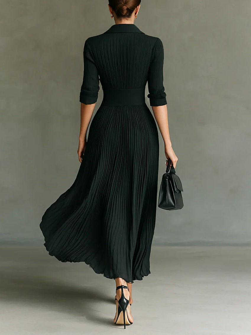 Maéline - Chic Ajustado Midi Dress