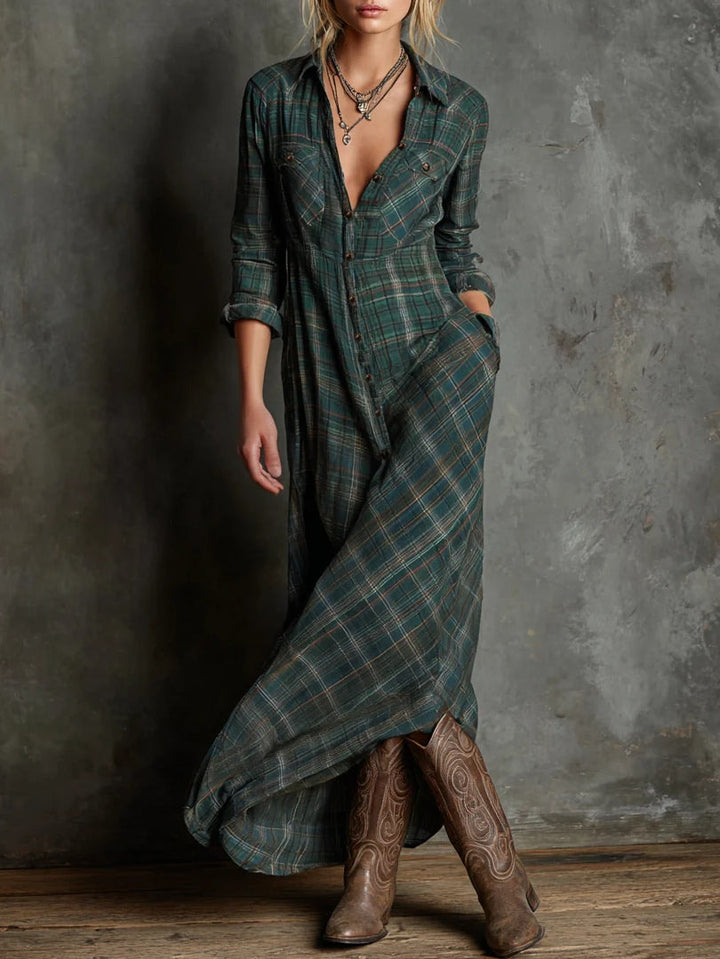 Carisse - Vestido Minimalista con Cuello Elegante