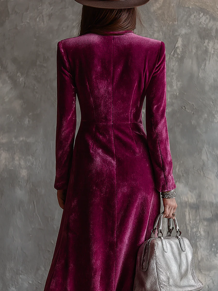 Victoria | Blazer Dress in Velvet