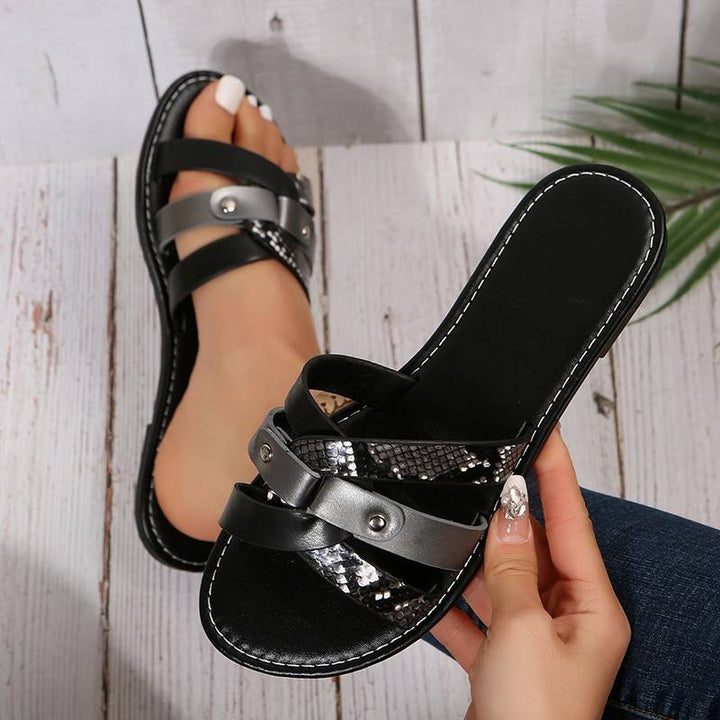 SANDALIAS DE LEOPARDO VERANO