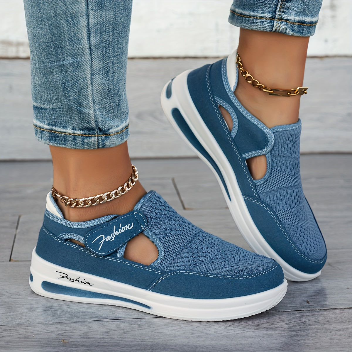 Zapatillas transpirables sin cordones