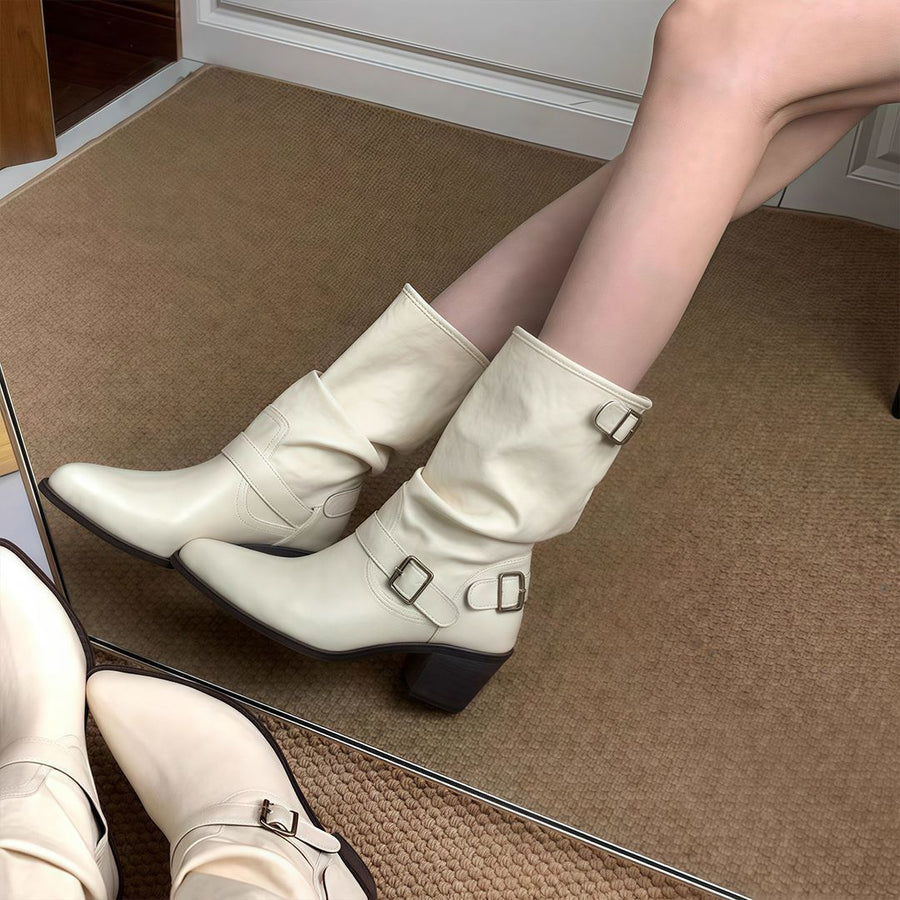 Margarida | Botas Casuales Elegantes de Tacón Medio