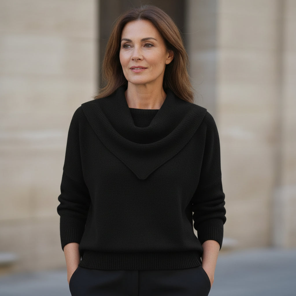 Liora | Sweater Cálido con Cuello Suave