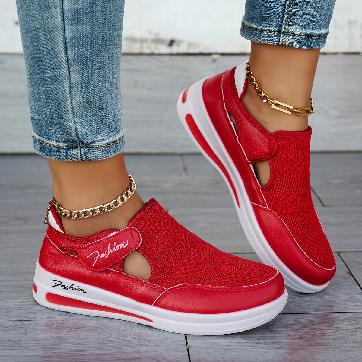Zapatillas transpirables sin cordones