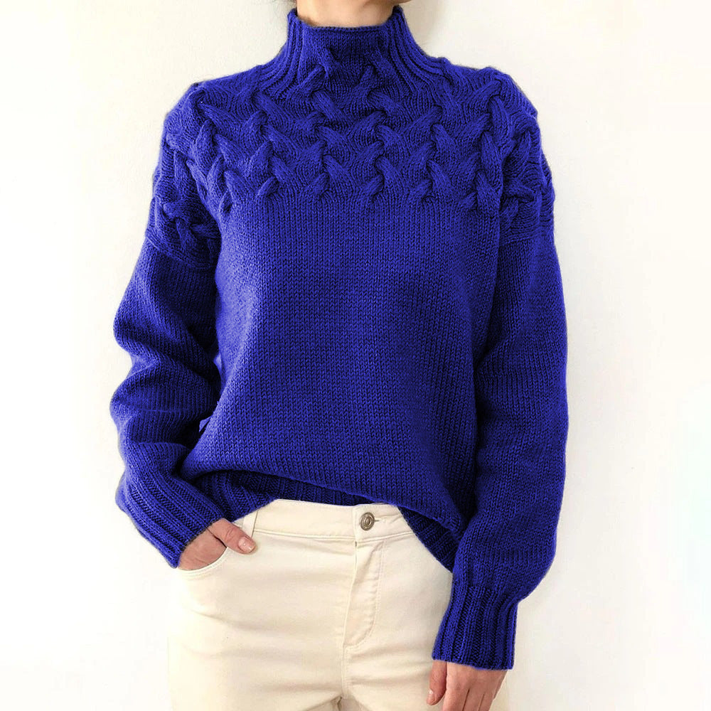 Loretta | Sweater Suave y Envolvente con Cuello Alto