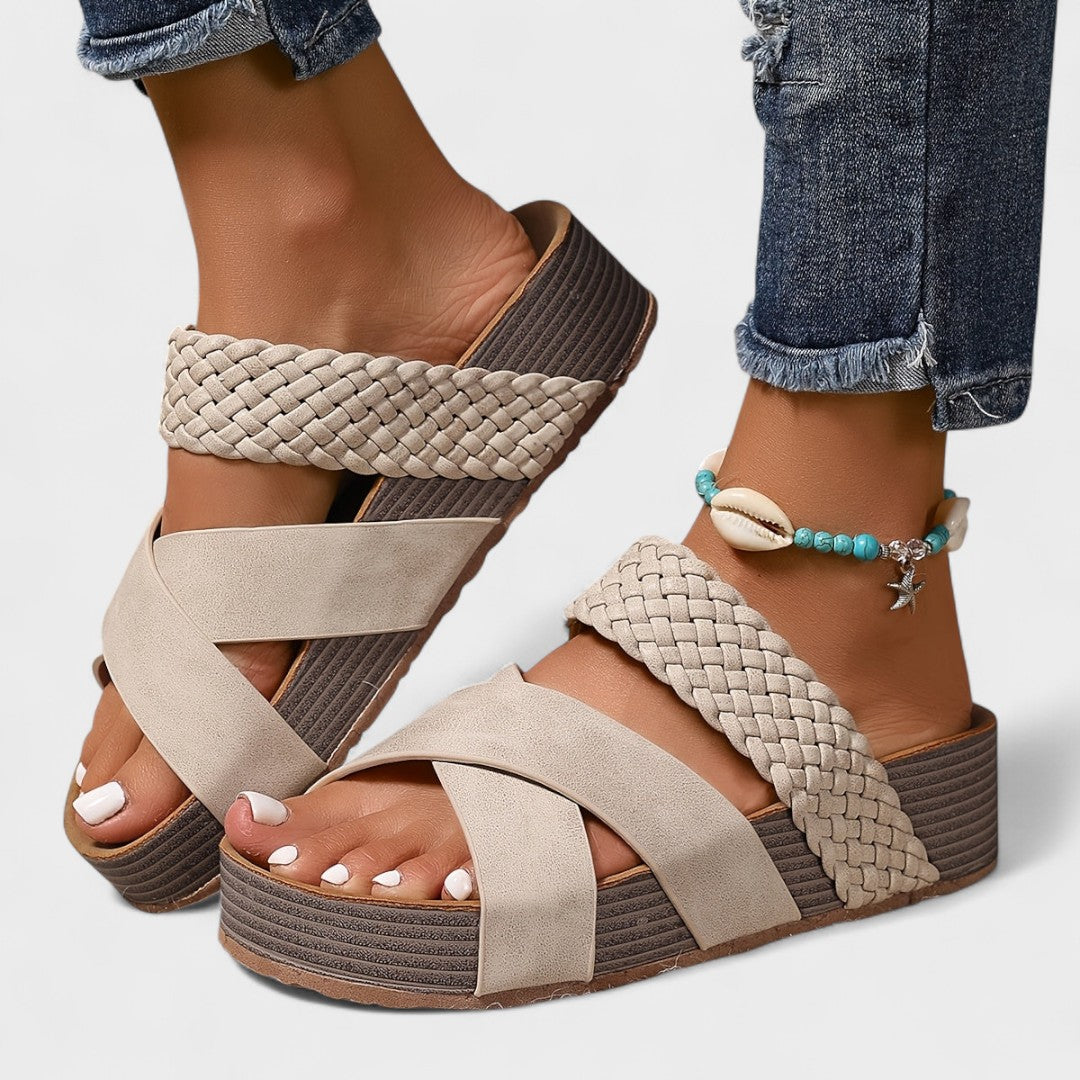 Laura - Sandalias ortopédicas de piel