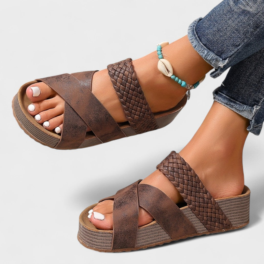 Laura - Sandalias ortopédicas de piel