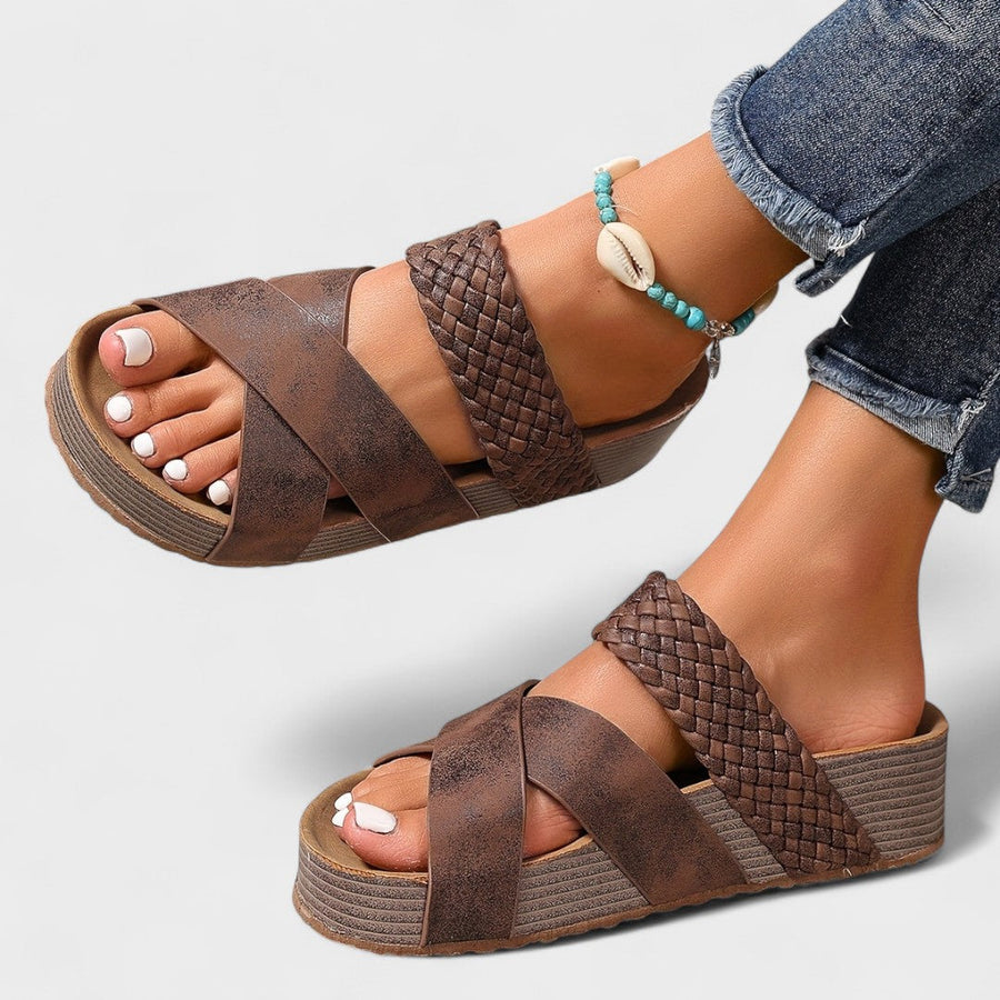 Laura - Sandalias ortopédicas de piel