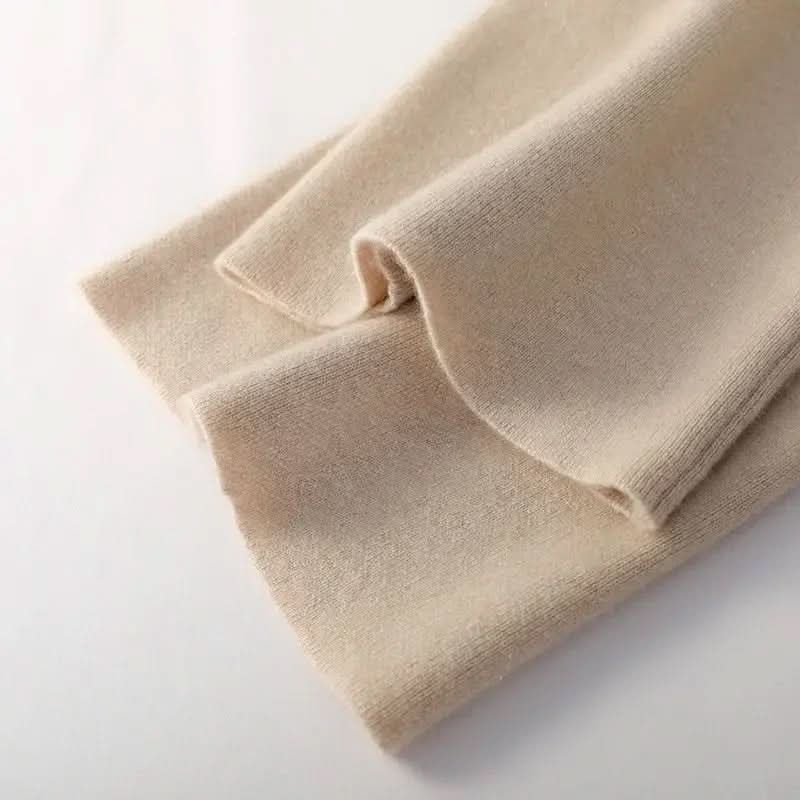 Chloé | Pantalón de Punto con Pierna Ancha y Cordón