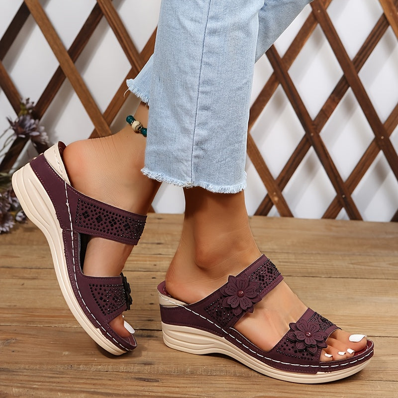 Sandalias Confort Compensadas Suzanne