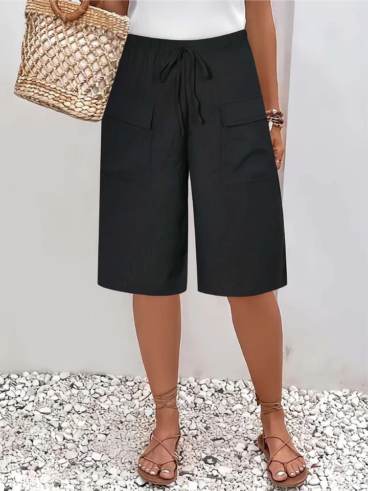 Rosa™ - Pantalones Cortos con Cintura Elástica