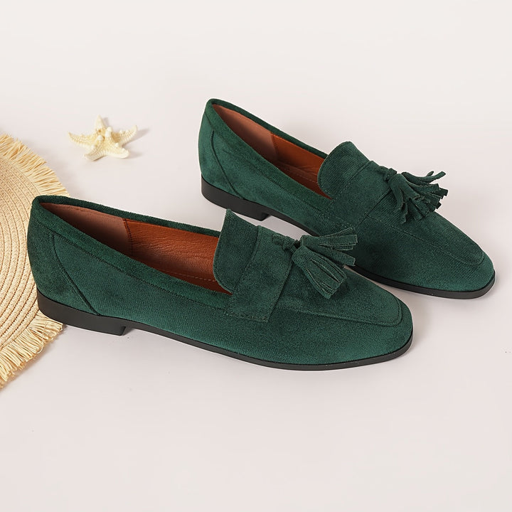 Mocasines Solena con Borlas
