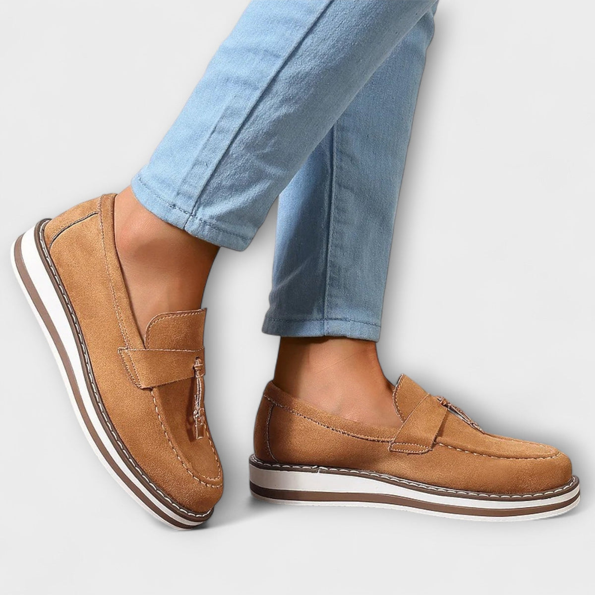Ines - Mocasines casuales con punta redonda
