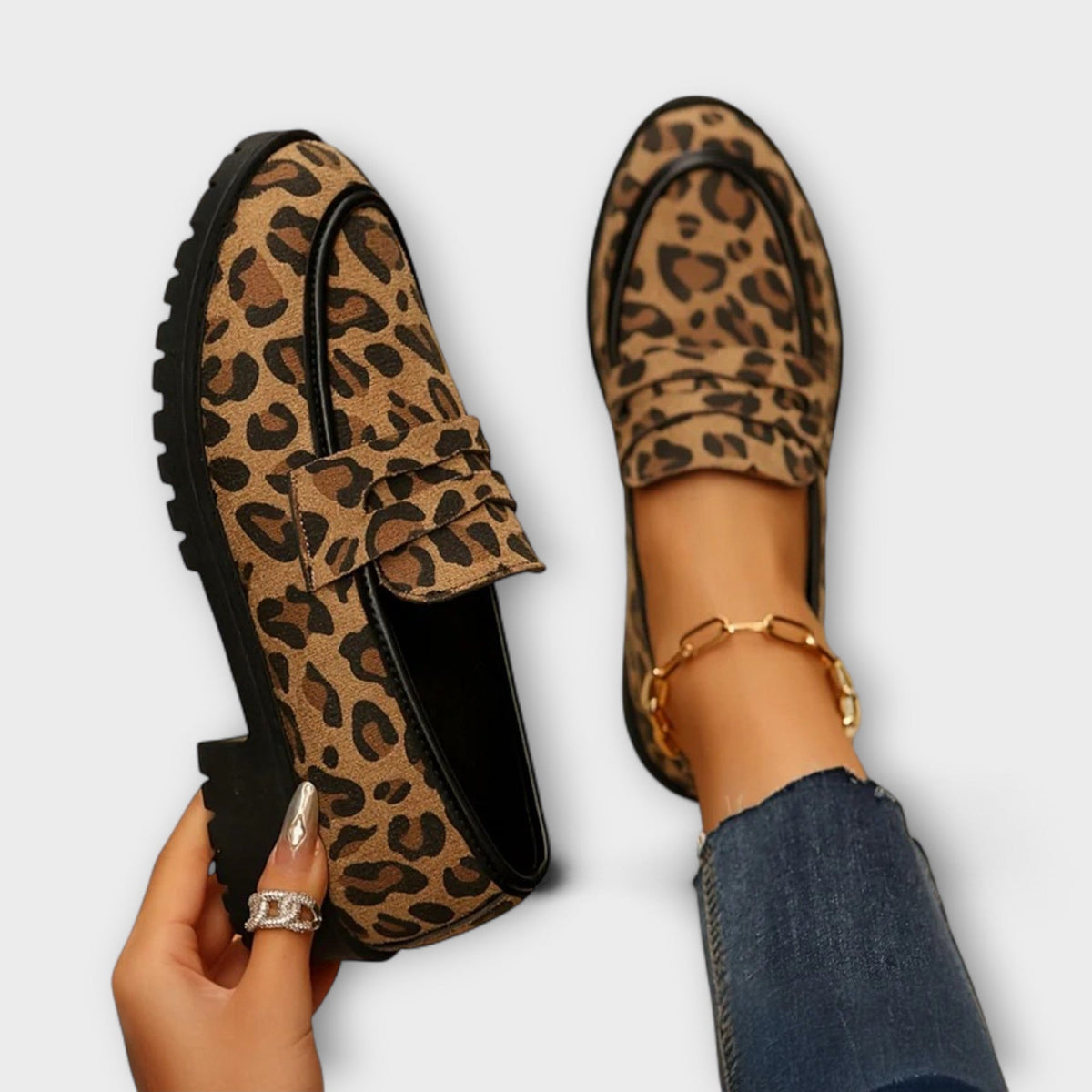 Carminho – Mocasin casual con punta redondeada