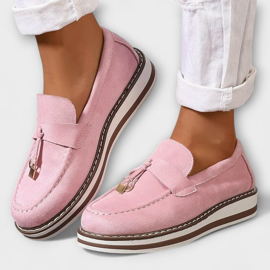 Ines - Mocasines casuales con punta redonda
