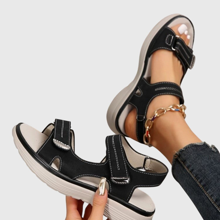 Calline - Sandalias de Tira Ajustable