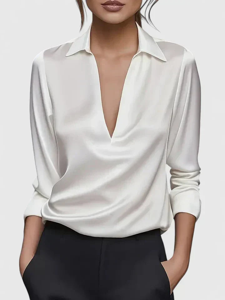 Calvina | Blusa Sofisticada