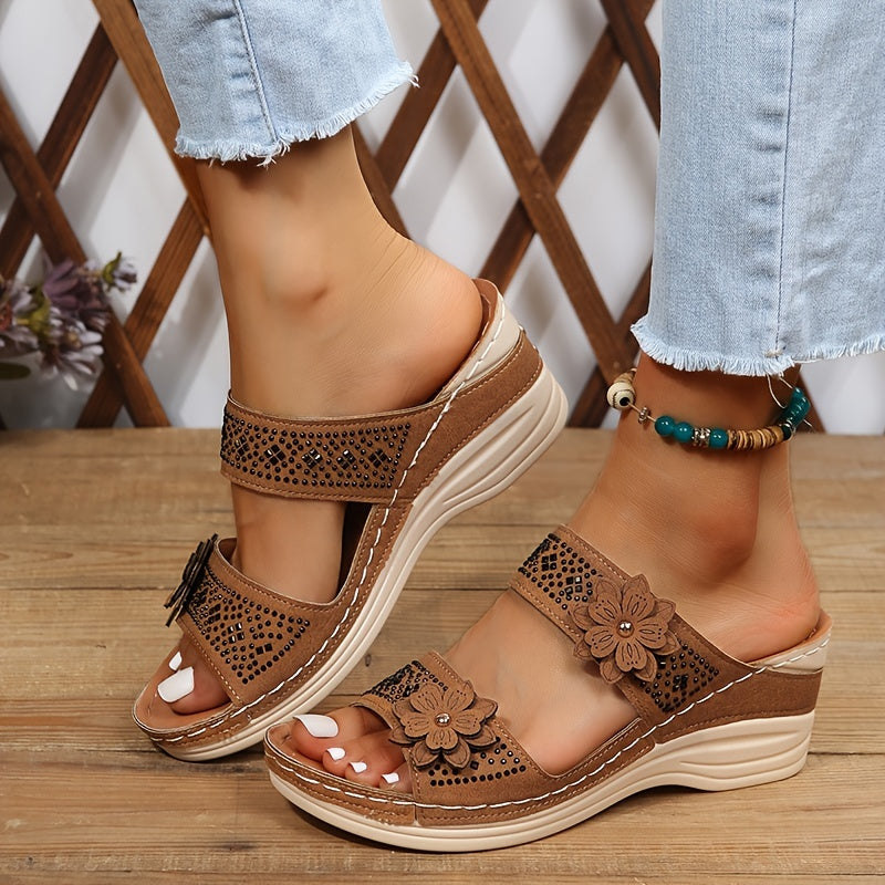Sandalias Confort Compensadas Suzanne