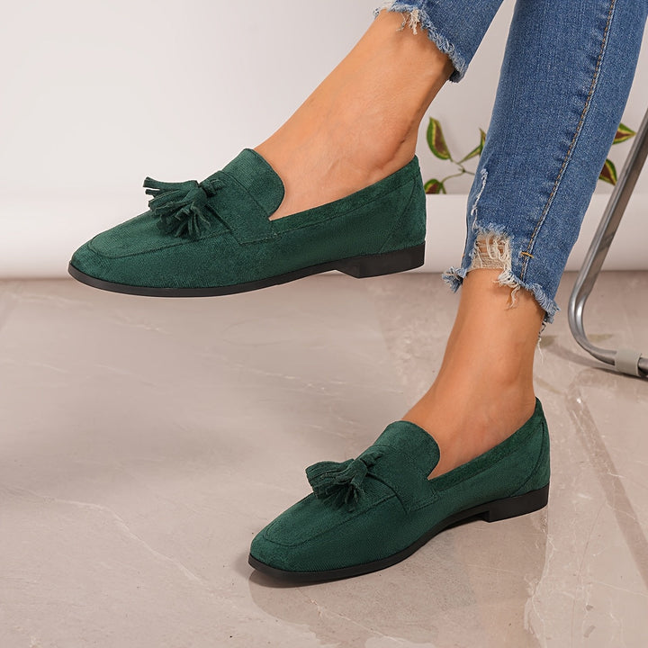 Mocasines Solena con Borlas