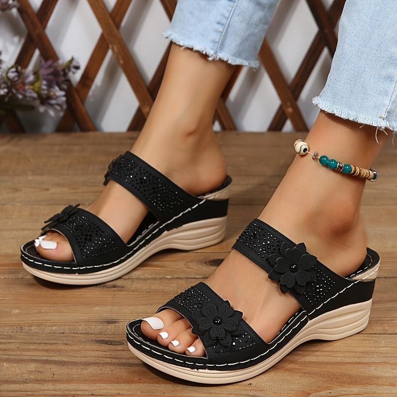 Sandalias Confort Compensadas Suzanne