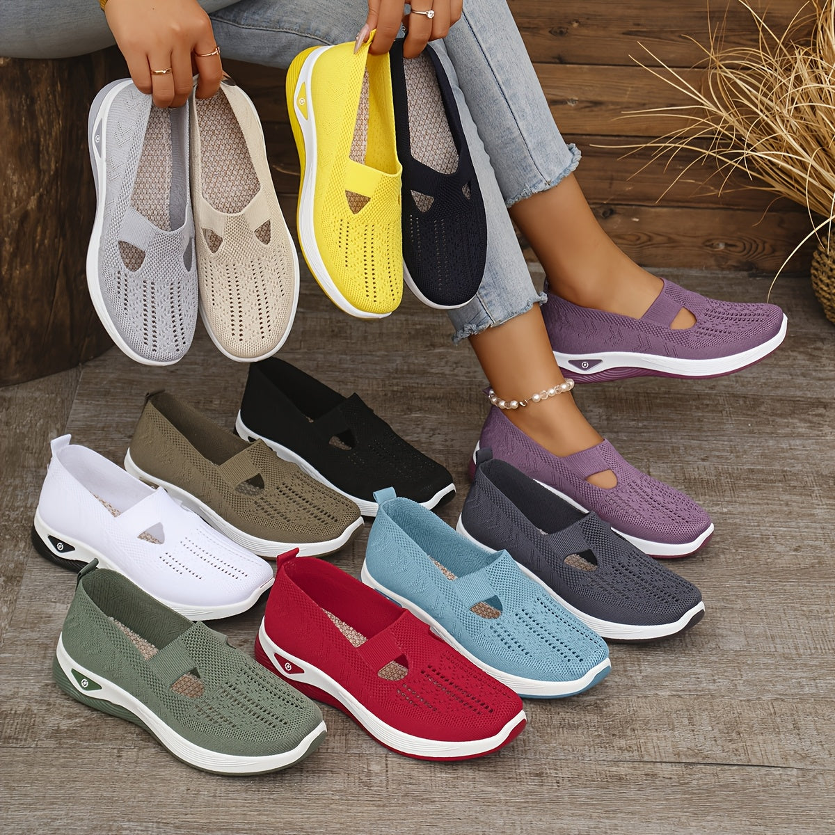 Zapatillas deportivas fáciles de poner