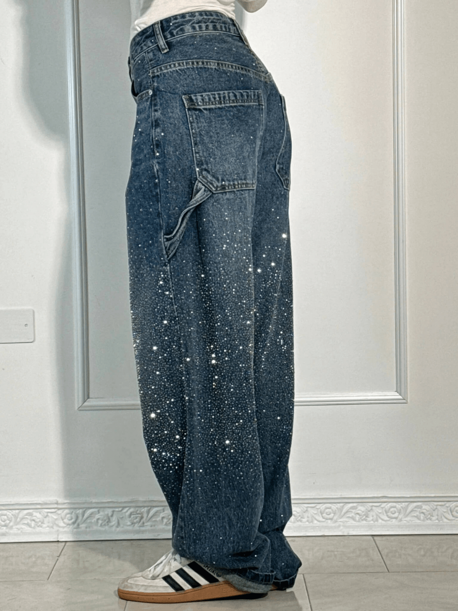 Amelia | Jeans Balloon con Destellos