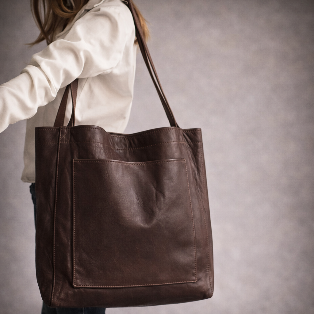 Valeria| Bolso de piel moderno y elegante
