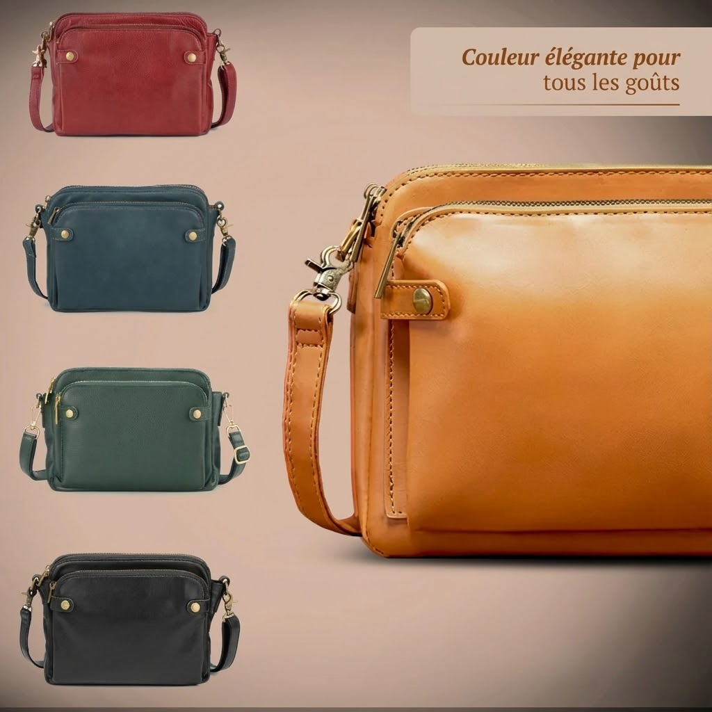 Kimberly™ | Bolsa de cuero clásico