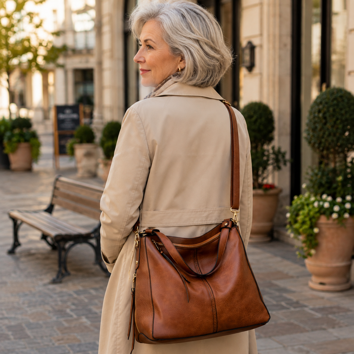 Agathe - Bolso Chic Antirrobo + Monedero Regalo