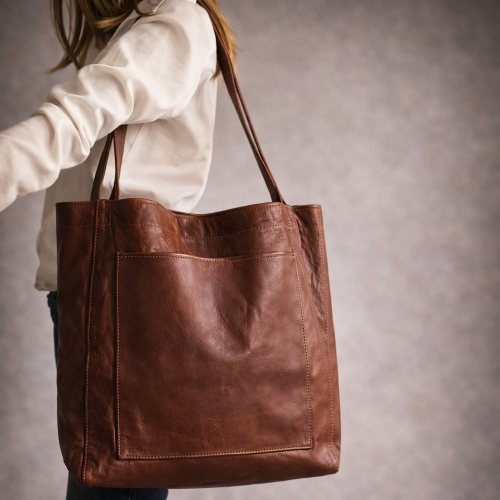 Valeria| Bolso de piel moderno y elegante