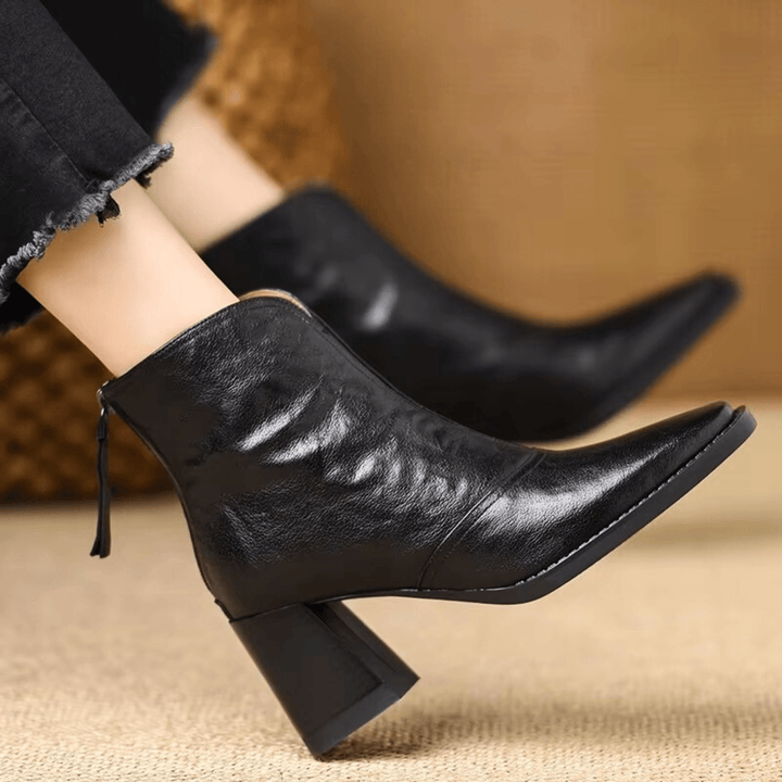 Rosalie | Botines Elegantes de Taco Medio