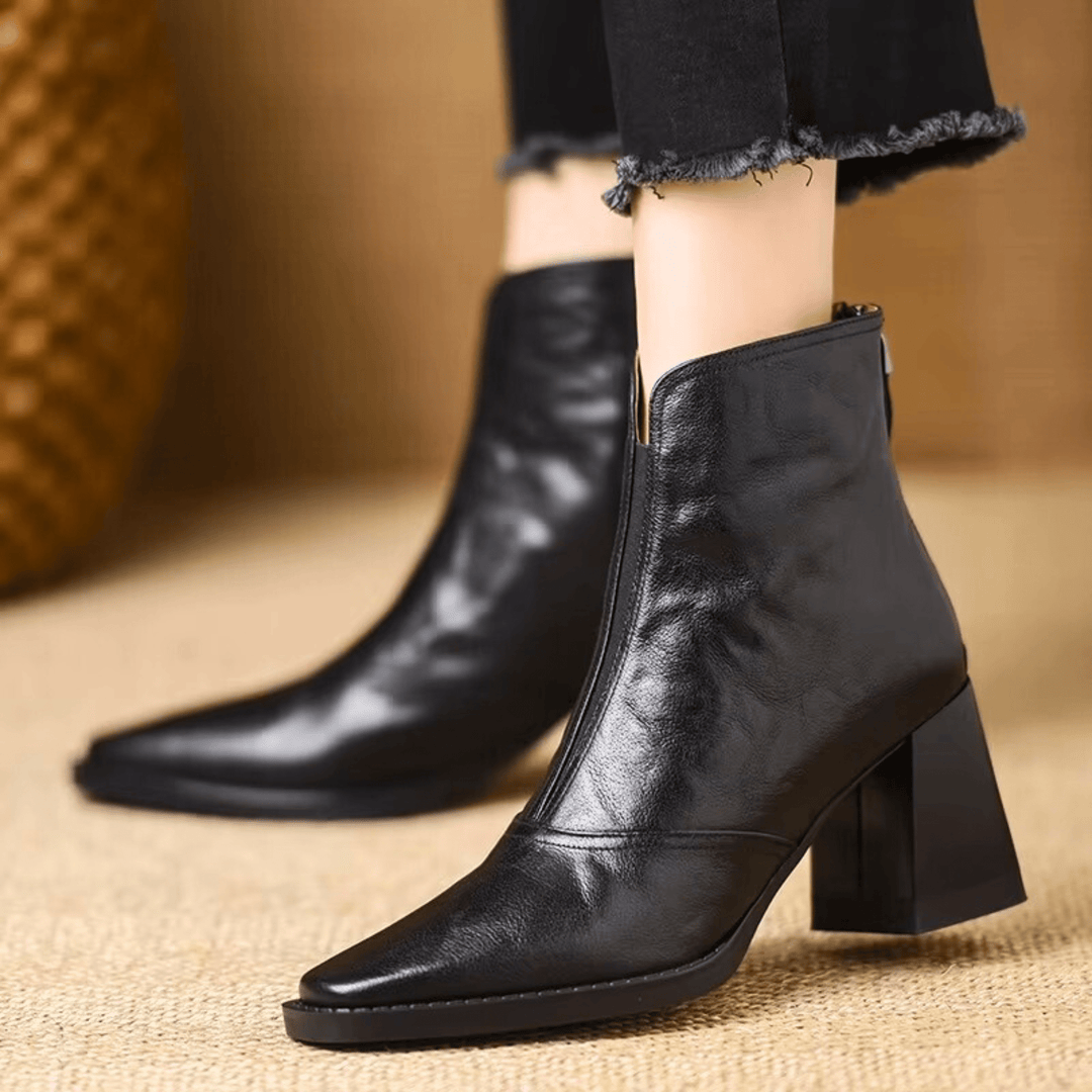 Rosalie | Botines Elegantes de Taco Medio