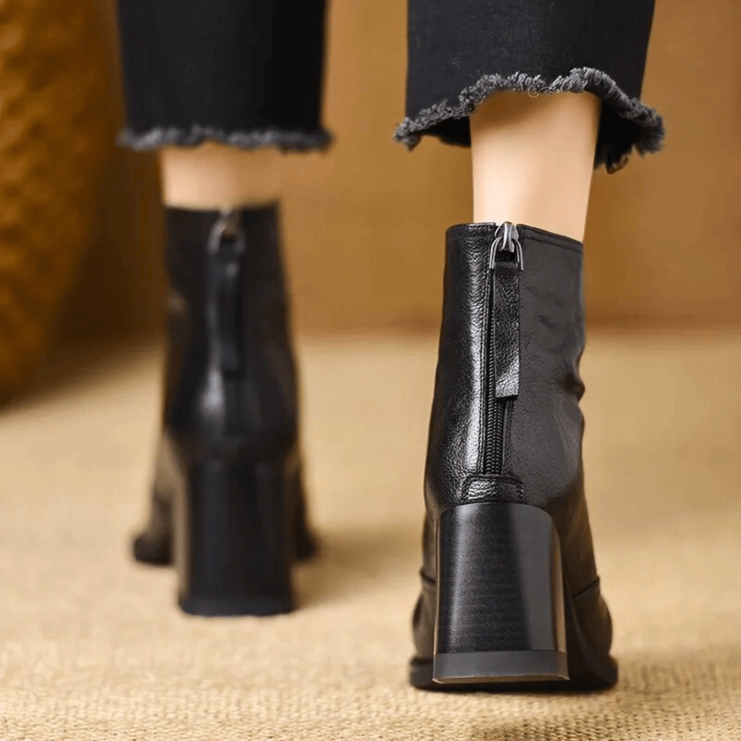 Rosalie | Botines Elegantes de Taco Medio