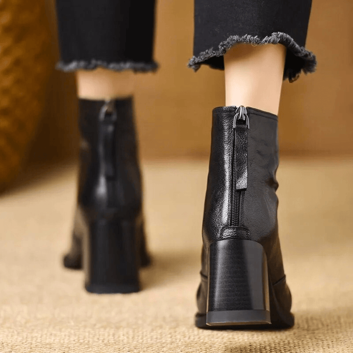 Rosalie | Botines Elegantes de Taco Medio