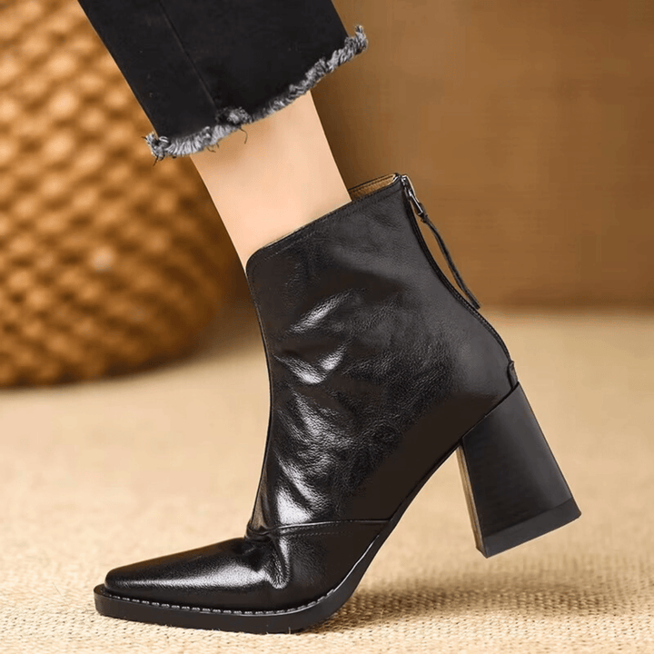 Rosalie | Botines Elegantes de Taco Medio