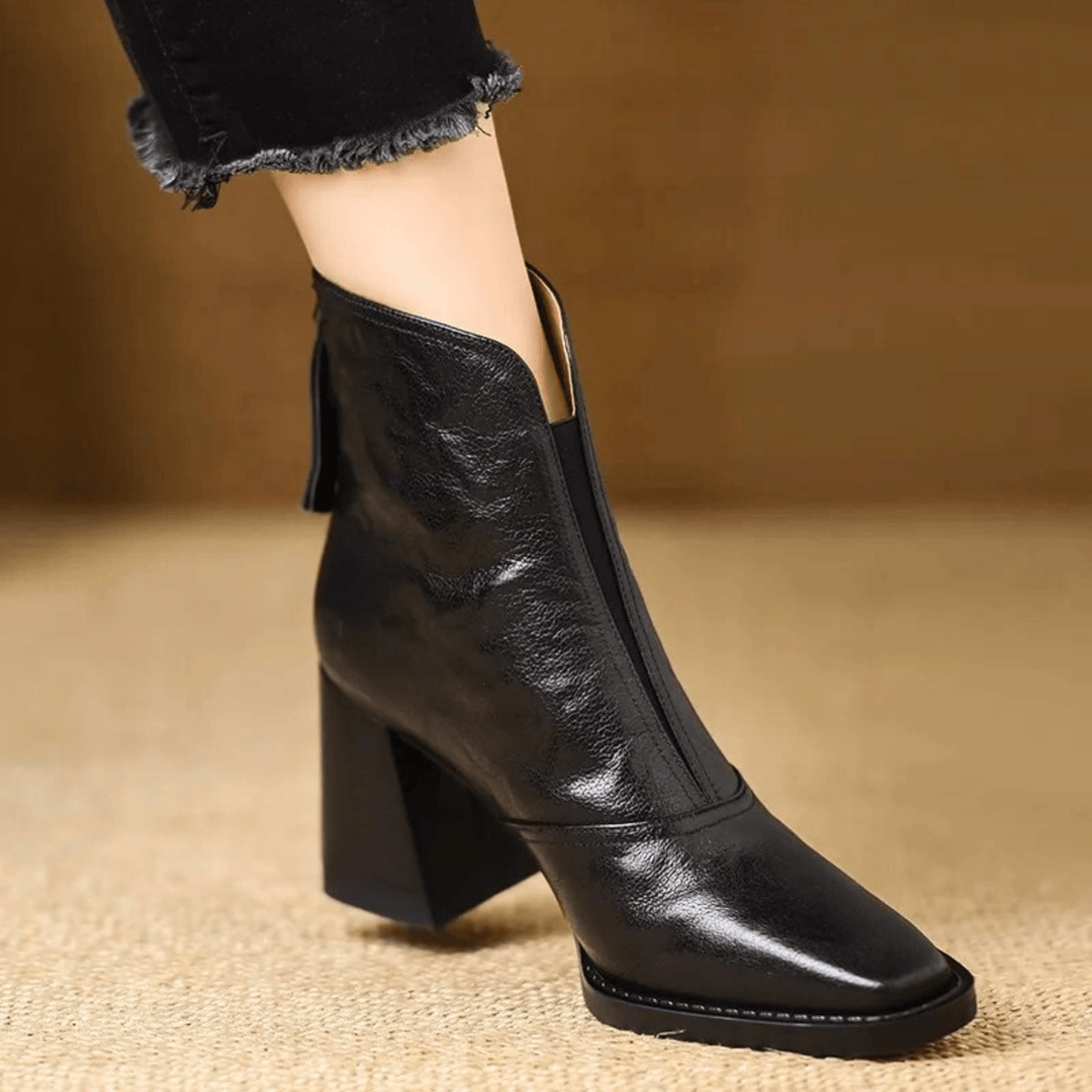 Rosalie | Botines Elegantes de Taco Medio