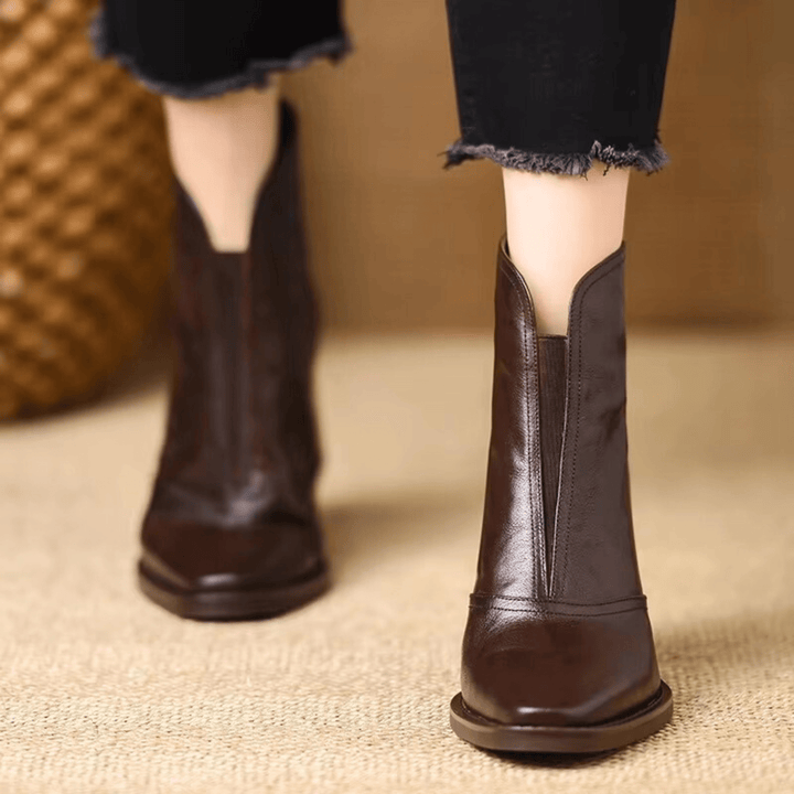 Rosalie | Botines Elegantes de Taco Medio