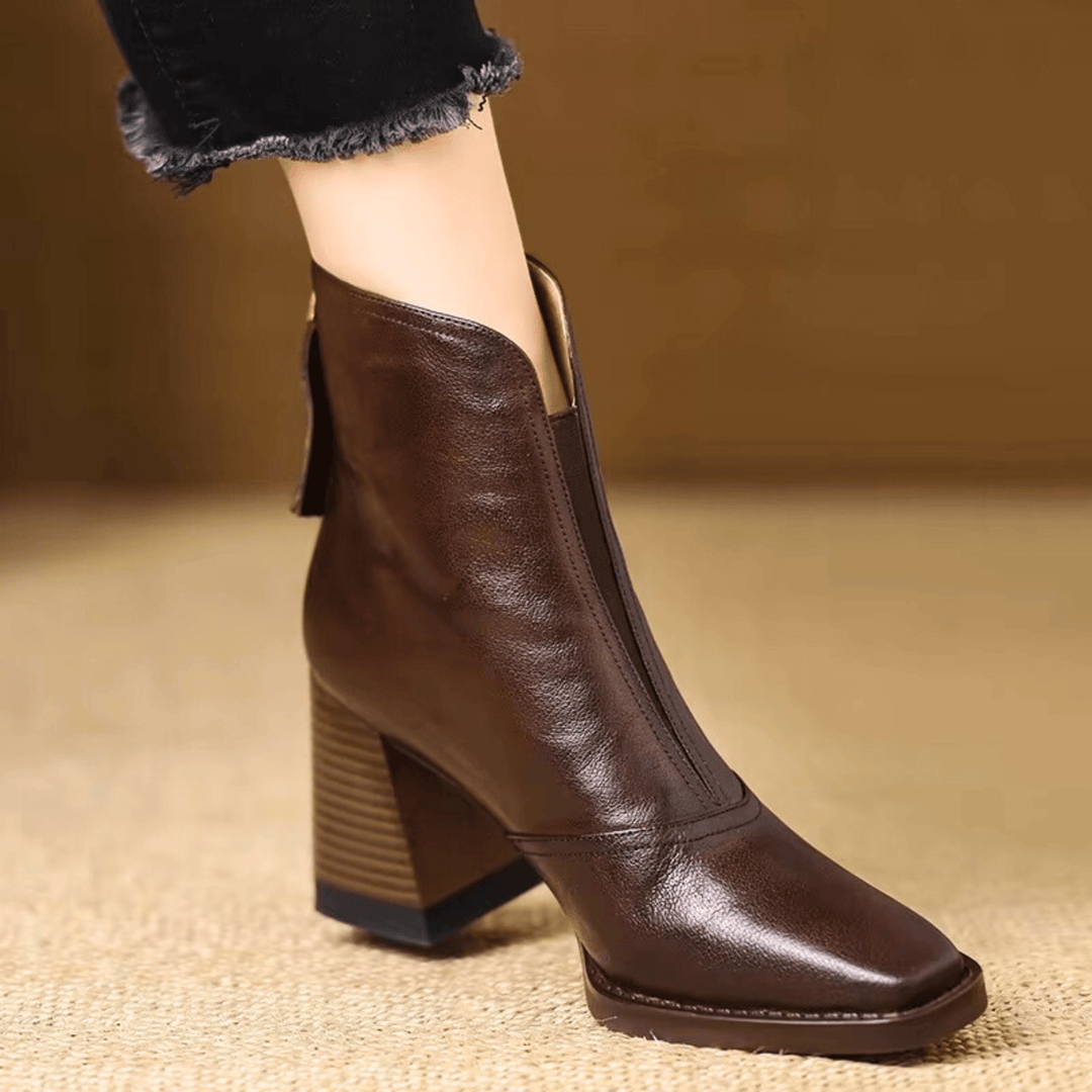 Rosalie | Botines Elegantes de Taco Medio